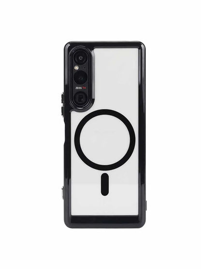 Magnetic Luxury Matte Translucent Armor Shockproof Case For Sony Xperia 1V Sony Xperia 1VI 1VIIFor Magsafe Wireless Charge Cover