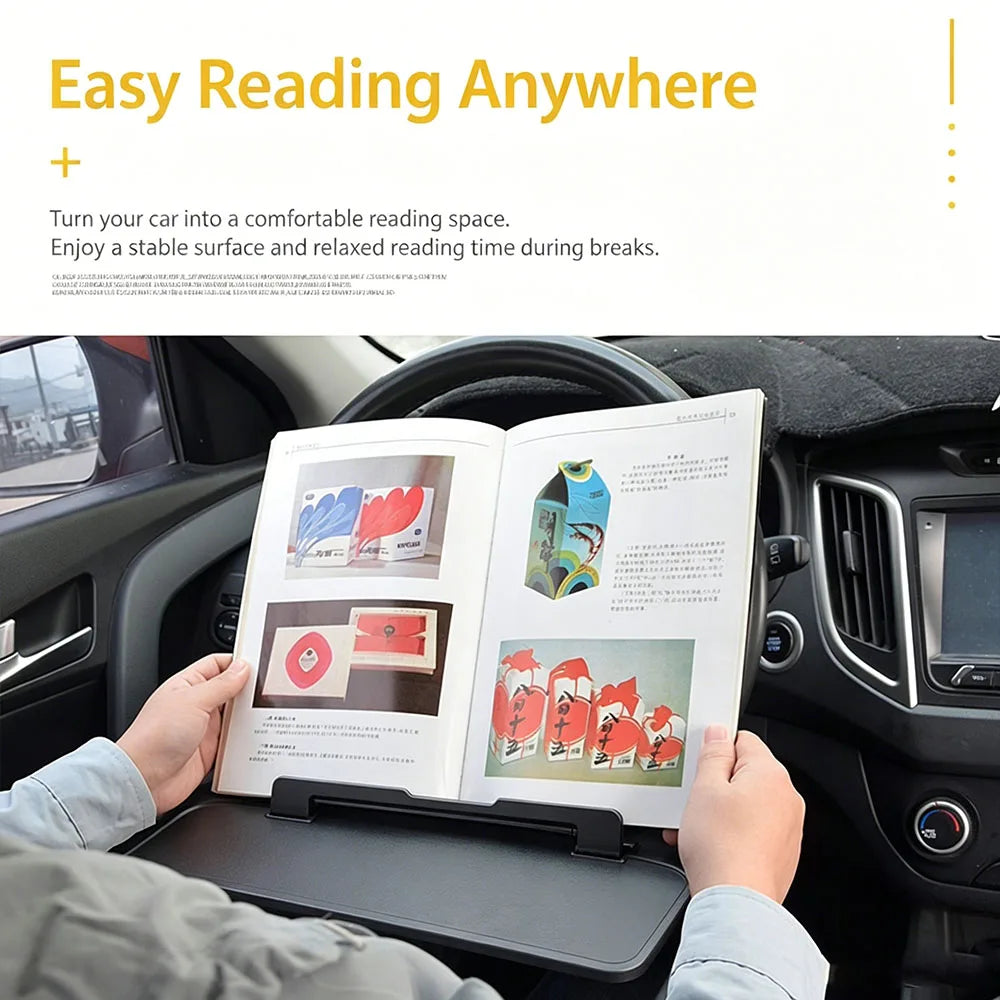Car Steering Wheel Dining Table, Car Dining Tray, Multifunctional Car Tray