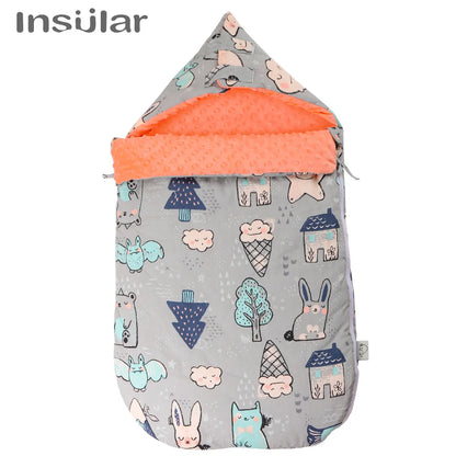 INSULAR Infant Thickened Sleeping Bags Newborn Anti-startle Holding Quilts Baby Bean Sleepsacks Multi-functional Autumn Winter
