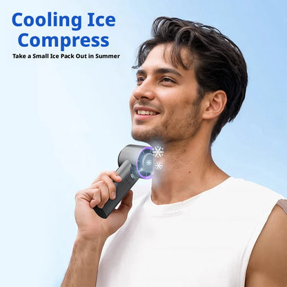 Portable mini fan, handheld fan, USB-rechargeable, suitable for men and women, for indoor and outdoor use, and travel