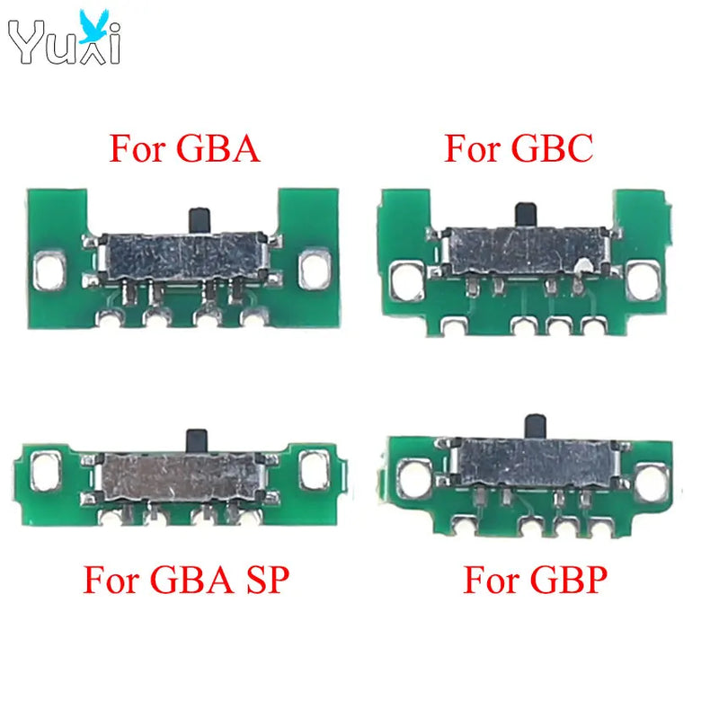 YuXi 1pc Replacement Power On Off Power Switch Button Board For Gameboy for GBA GBC GBP GBA SP Console