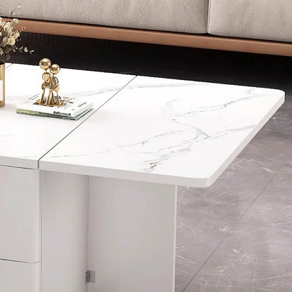 Italian Folding Coffee Table With Storage Removable Modern Neutral Coffee Table Premium Beauty Mesa De Centro Home Furniture
