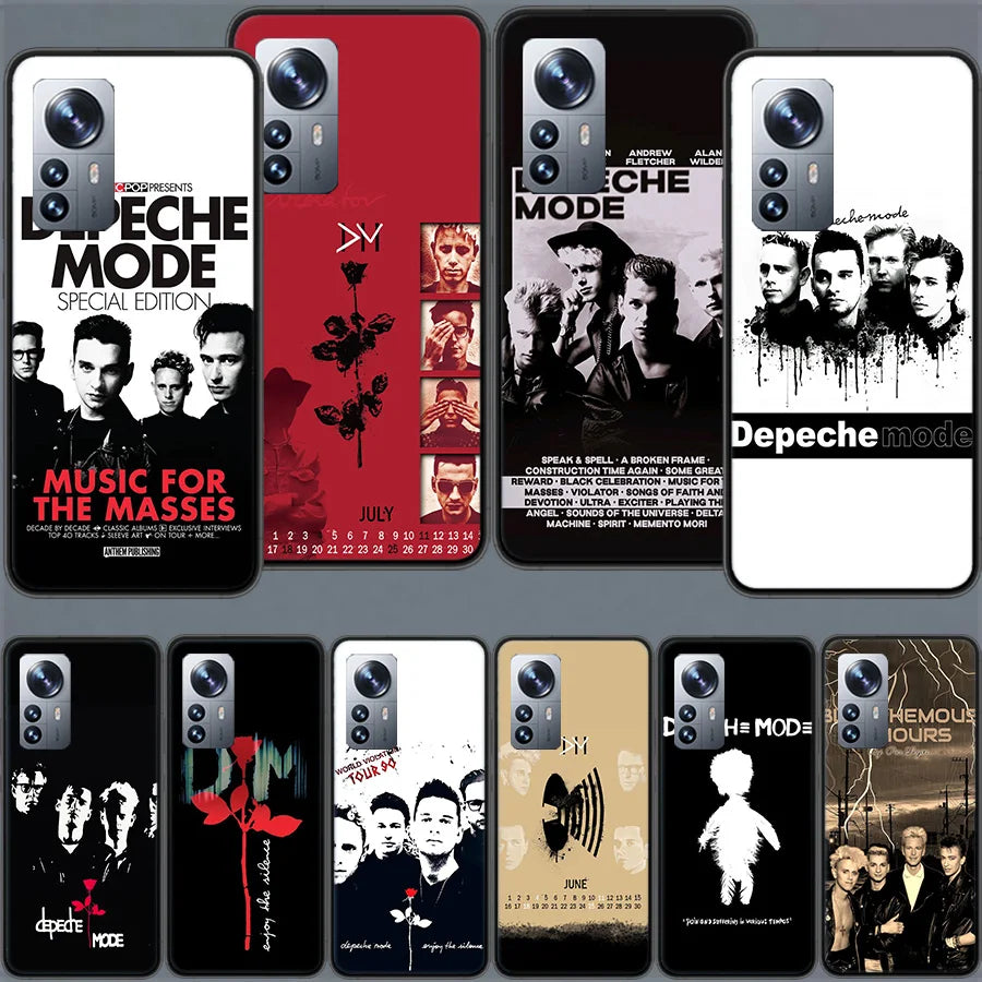 Rock Band Depeches Modes Phone Case For Xiaomi Poco X7 X6 M8 M7 M6 M4 M3 X4 Pro F7 Ultra M5S Mi 14 14T 15 15T 12T 10T Pro 12S 12