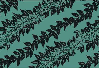 New Arrival Rayon Cotton Hawaiian Sarong Pareo Beach Wrap With Attractive Leaf Print for Women Trendy Versatile Bikini Cover-up