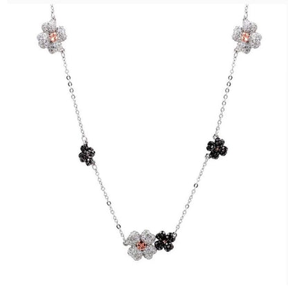 2026 New Trend Fine Jewelry Set Original Charm Luxury Lucky Grass Crystal Fashion Necklace Ring Earrings Romantic Gift for Women