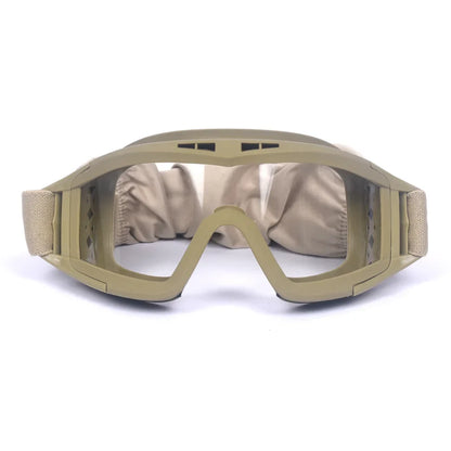 New Airsoft Tactical Goggles 3 Lens Windproof Dustproof Shooting Motocross Motorcycle Mountaineering Glasses CS Safe Protection