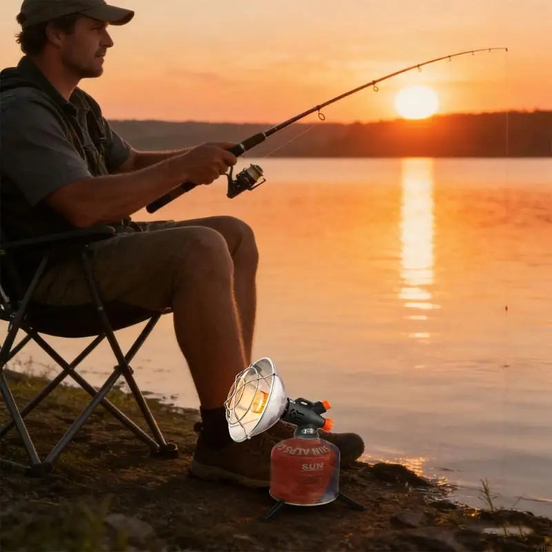 Transportable Gas Outdoor Stove with Efficient Heating Fast Stretch and Security for Outdoor Fishing Tasks 24BD