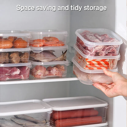 1 Set of 3 Food Storage Containers, Refrigerator Storage Boxes, Grain Storage Boxes, Plastic Sealed Boxes, Large, Medium, and Small Sizes, Lunch Box with Lid for Fruit Storage