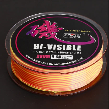 FTK 200M Rock Fishing Line Semi Floating Boat For Sea Saltwater Fishing Super Wear-resistant And Strong Fishing Equipment