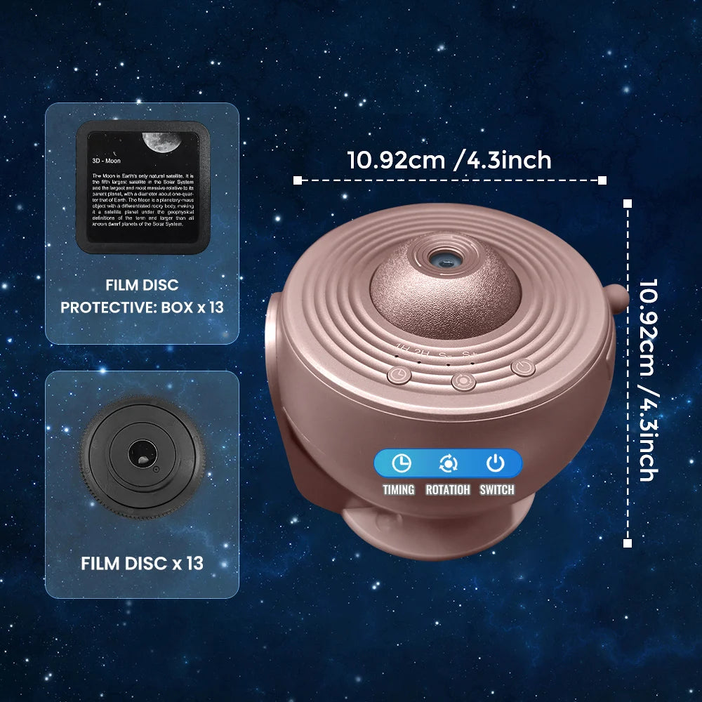 13  in 1 Star Projector, Planetarium Galaxy Projector for Bedroom, Aurora Projector, Night Light Projector for Kids Adults