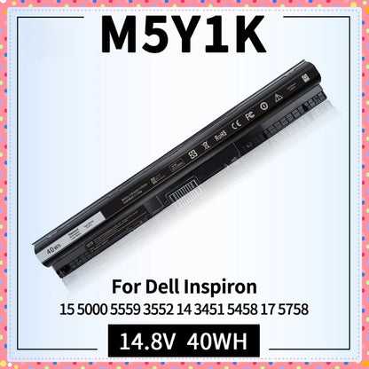 40WH M5Y1K 14.8V Battery for Dell Inspiron 14 15 17 5000 3000 Series 5559 3451 3558 3567 5755 5756 5458 GXVJ3 453-BBBQ HD4J0