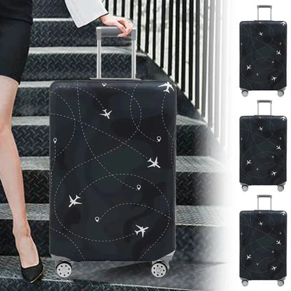 Travel Suitcase Set Is Suitable for 18-32 Inch Stretch Fabric Covers Travel Accessories Luggage Protection Covers Bear Printing