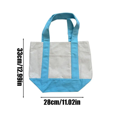 Large Canvas Tote Bag Minimalist Commuter Shoulder Bag Reusable Shopping Tote Fashionable Laptop Sleeve for Women Men Students