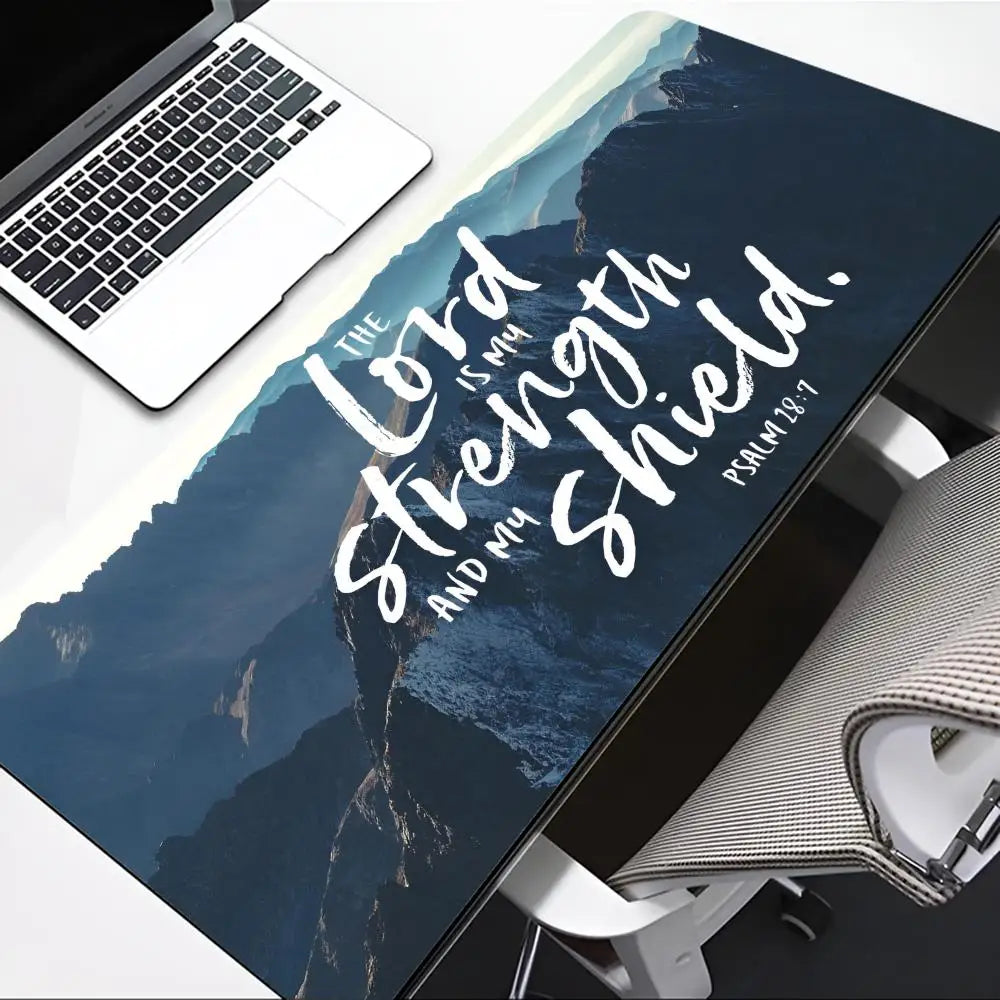 Bible Verse     Mouse Pad Game mouse pad face gamer desk pad mouse pad carpet accessories table pad