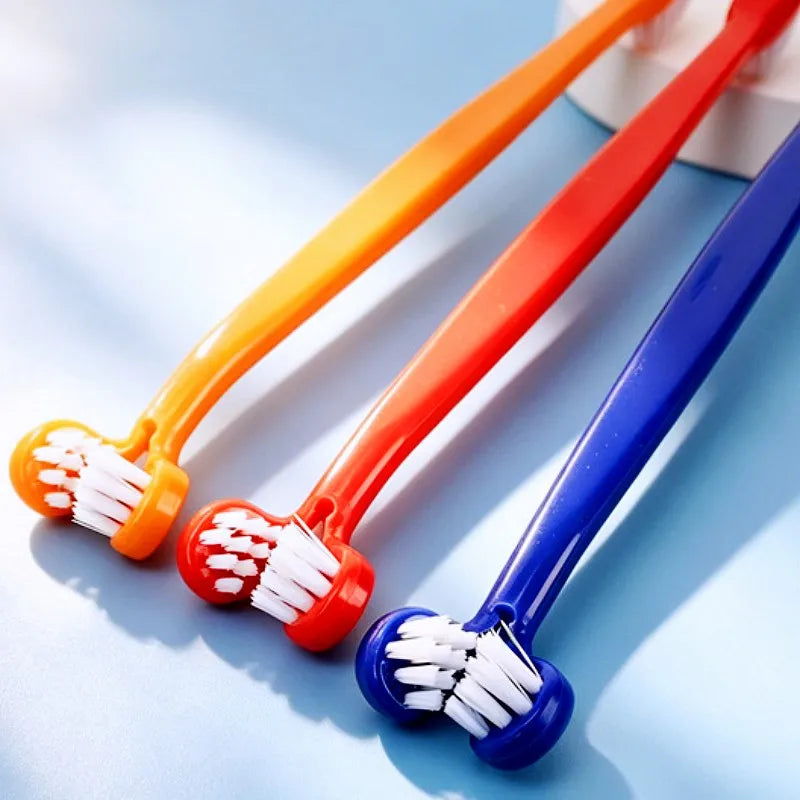 Dog Toothbrush Double-head Dogs Toothbrushes Oral Care Dog Teeth Cleaning Small Pet Mouth Cleaning Cat Toothbrush Pet Products