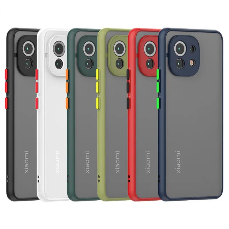 Armor Drop Protection Bumper Case for Xiaomi Mi 11 Lite NE 5G Mi11 Mi 10 T 10T 11T 12 12S 12X 12T Pro Mi12 Lite Cover Fundas
