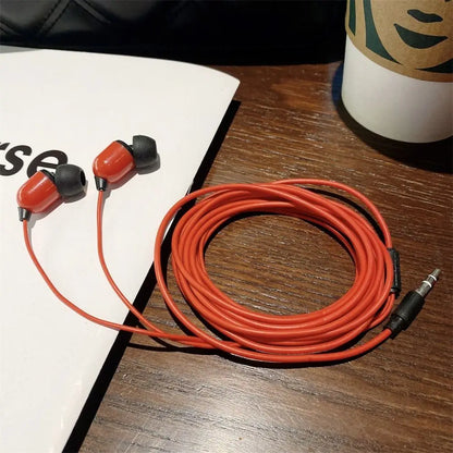 3 Meters Wired Earphone High Quality Stereo Earbuds In-Ear Earphone Super Bass for Phone Computer Laptop