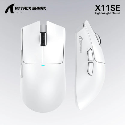 Attack Shark X11  X11SE Wireless Gaming Mouse 3-Mode , PAW3311, 22000DPI, 400IPS, PC Gaming Mouse