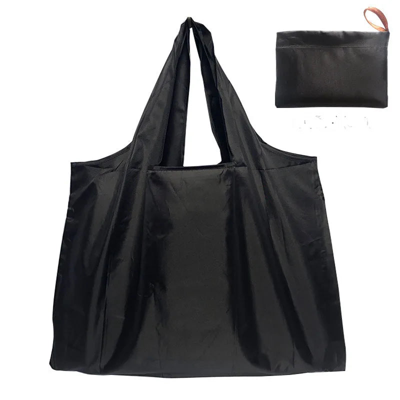 Lady's large capacity folding shopping bag - reusable large-sized shopping bag