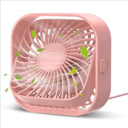 Portable Mini Fan USB Desk Fan Table Strong Airflow &Quiet Operation 3 Speed Wind 360°Rotatable Standing Fans for Room Home