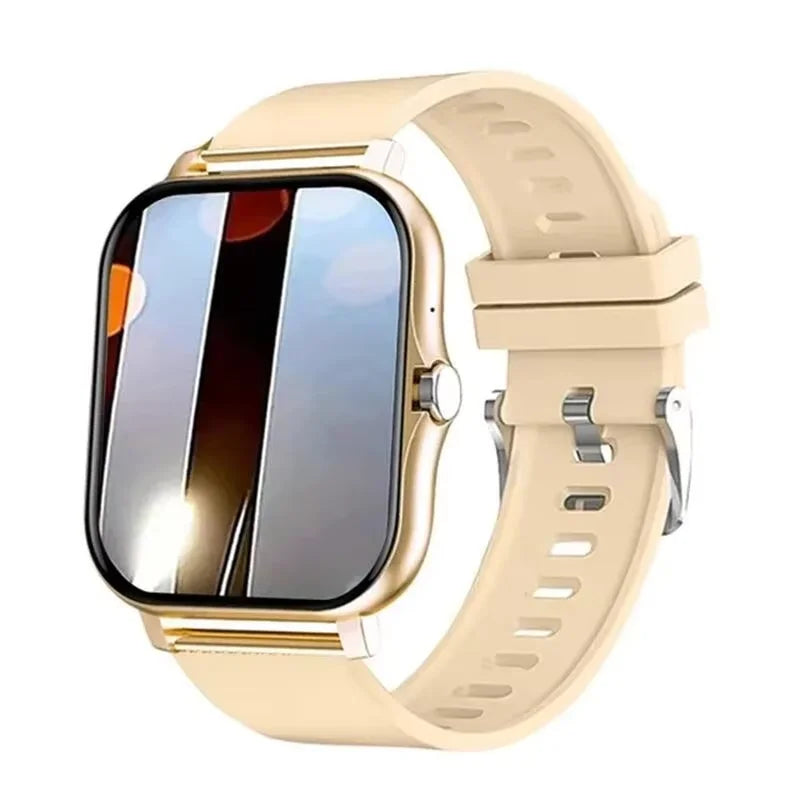 LAXASFIT Smart Watch 1.83 Inch HD Bluetooth Call Voice Assistant DIY Watch Faces Message Notification Fitness Tracker