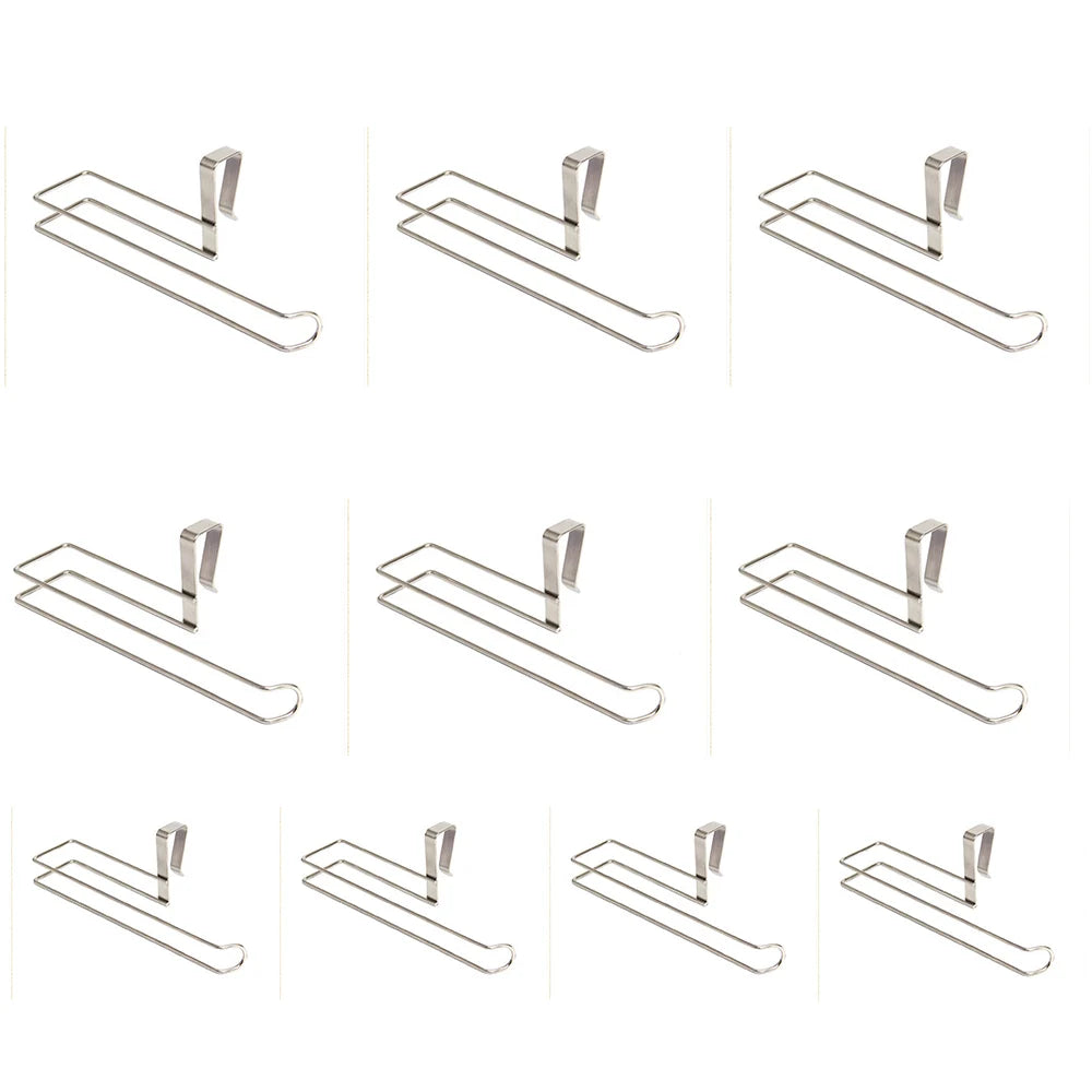 Kitchen paper towel holder Stainless steel nail free punch free wall mounted metal toilet roll holder