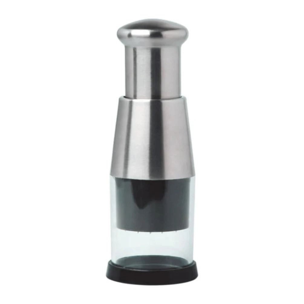 Stainless Steel Manual Hand Chopper Kitchen Tools Vegetable Chopper Mini Garlic Mincer for Garlic Ginger Herbs Nuts
