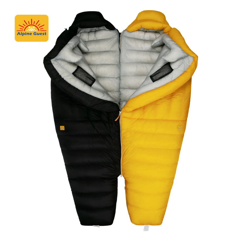 10D/7D Ultralight Down Sleeping Bag 800FP Dwon Outdoor Camping Hiking Sleeping Bags for Backpacking Adult Tourist