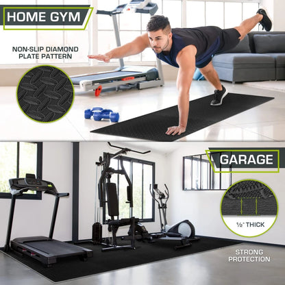 16 Piece Fitness Yoga Mat Soft EVA Foam Puzzle Mat Non Slip Interlocking Gym Mat Protective Mat for Fitness Equipment