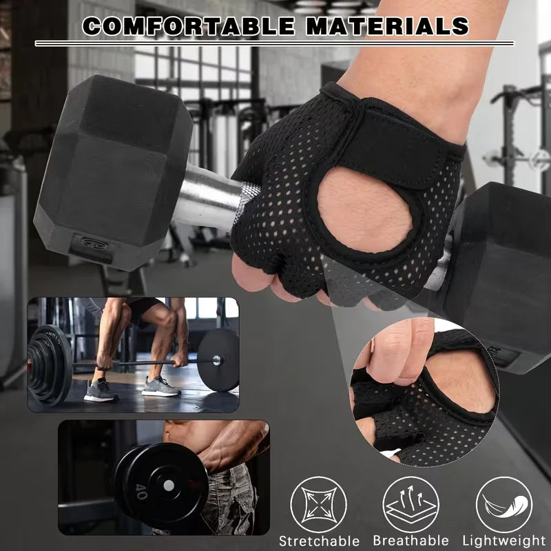 Workout Gloves for Women and Men,Breathable Weight Lifting Gloves for Gym Exercise,Fitness,Training,Cycling,with Excellent Grip