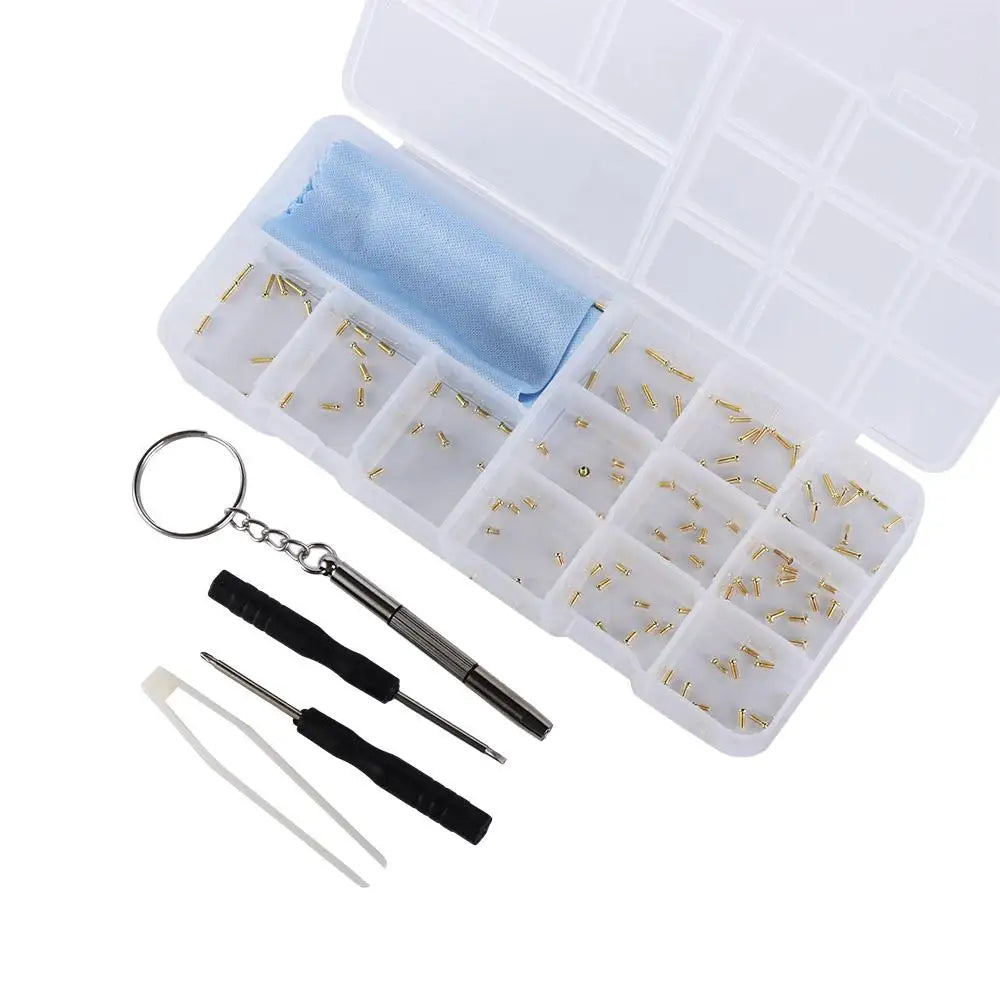 Screws Replacement With Tweezers Sun Glasses Nuts Glasses Screws Sets Eyeglass Nose Pads Sunglass Repair Tool Glasses Screws