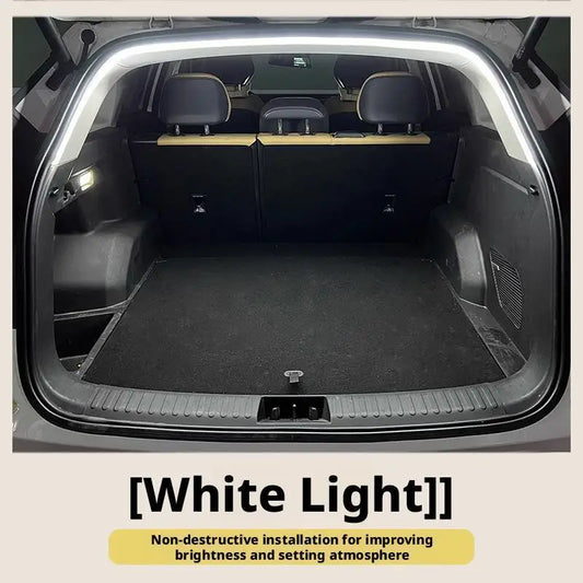 Car High Brightness Trunk Lighting Ambient Light Interior Decoration Led Wiring Free Automatic Sensing Tailgate Light Strip
