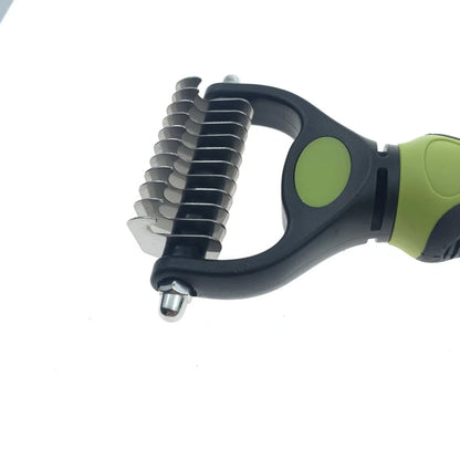 Pet Grooming Rake Dog Cat  Hair Shedding Comb Brush Deshedding Dematting Tool