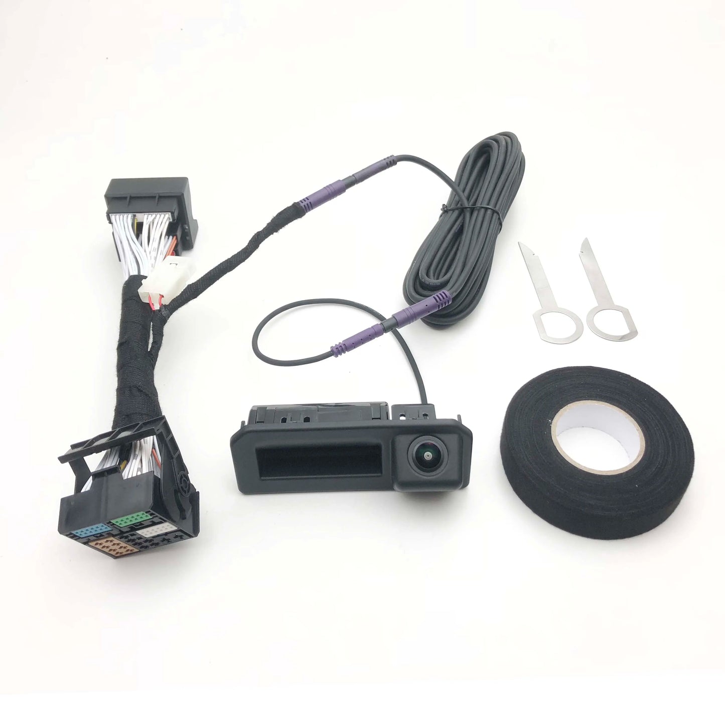 Vkauto For skoda Karoq 2017~2024 Canbus Dynamic Trajectory Camera Rear View Camera Work With MIB2 Unit
