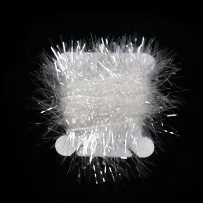 2 Meters / Card Fly Tying Material Sparkle For Nymph Fly Fishing Tinsel Lures Streamer Ice Chenille Fly Tying Thread