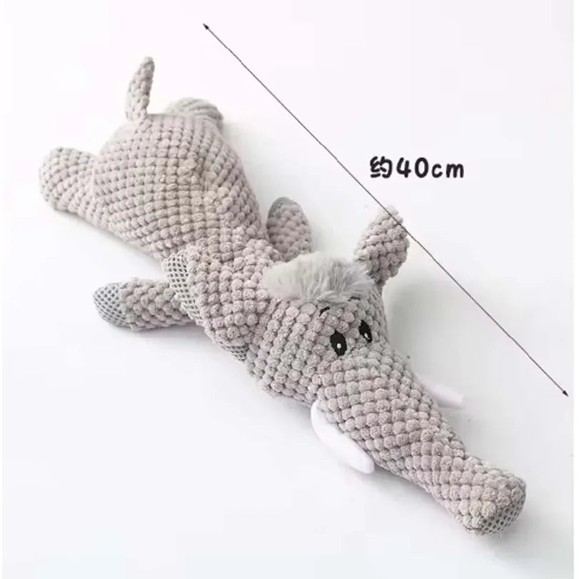 2025 Pet Dog Toys for Large Dogs Cute Plush Squeak Fleece Durable Chewing Cute Soft Pet Molar Toys Dogs Accessories 100K+ simila