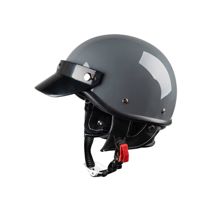 Cycking Motorcycle Helmet Four Seasons Riding Half Helmet Men Women Scooter Cute Retro