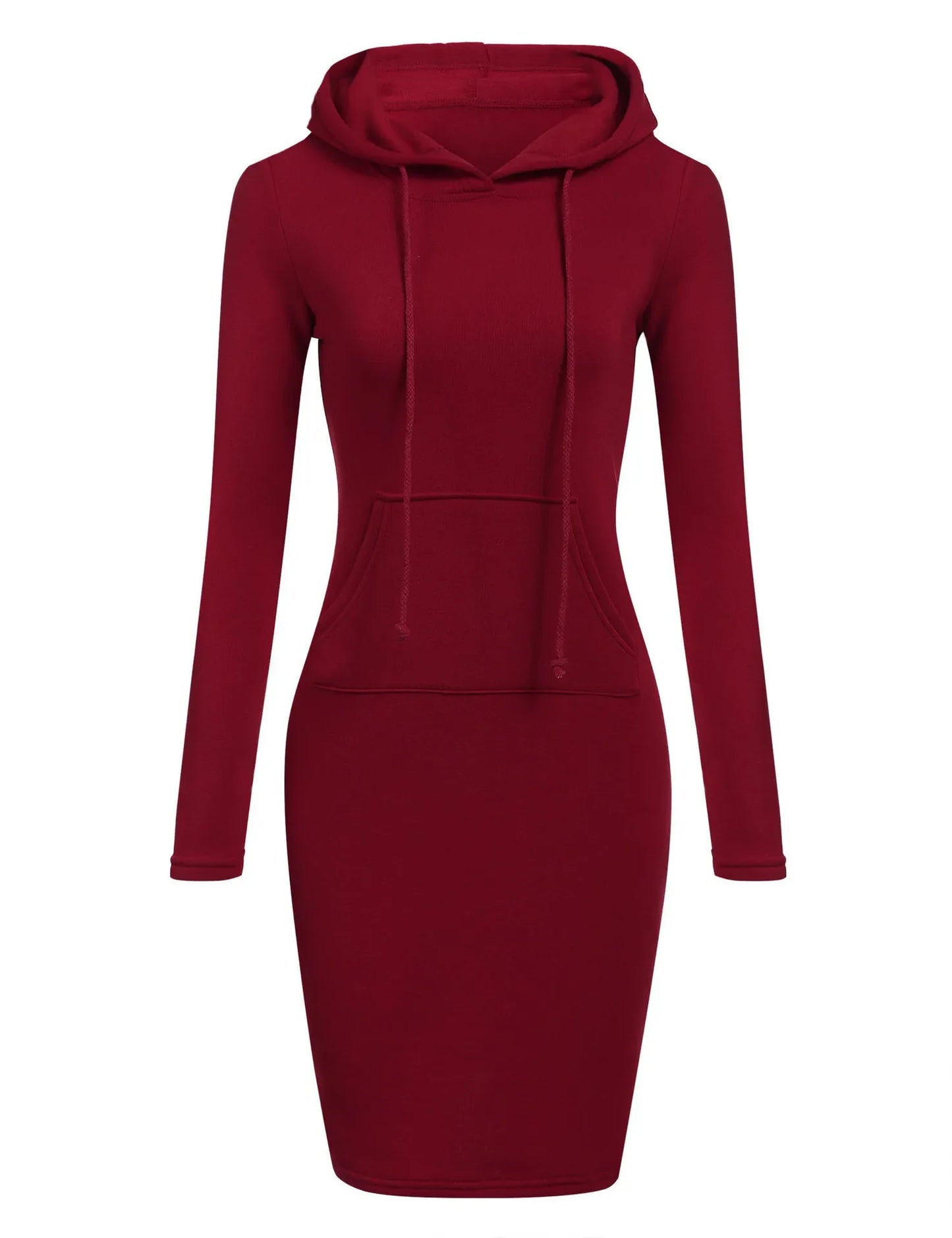 Autumn - Ready Ladies Hooded Dresses Blending Hoodie and Sweatshirt Elements for Fashionable Women's Wardrobe
