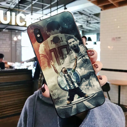 Football Superstar M-Messi 10 Print Phone Case For Xiaomi Mi 5X 8 9 10 11 12 lite pro 10T PocoX3pro PocoM3 Note 10 pro lite