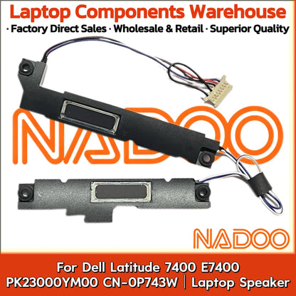 New Original Laptop Notebook Audio Speaker For Dell Latitude 7400 E7400 PK23000YM00 CN-0P743W built-in speaker horn audio