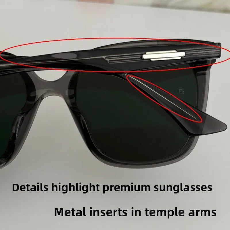 GAMBLE MONSHER Driving Sunglasses Women's UV Protection Large Small Faces Sunscreen Fashionable round Frame Glasses