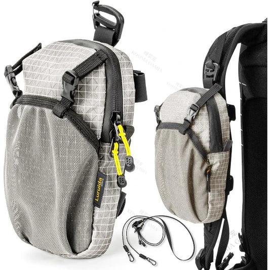 Backpack Shoulder Strap Attachment Bag Smartphone Pouch Waterproof Strap Pack for Sports Hiking Camping Lightweight