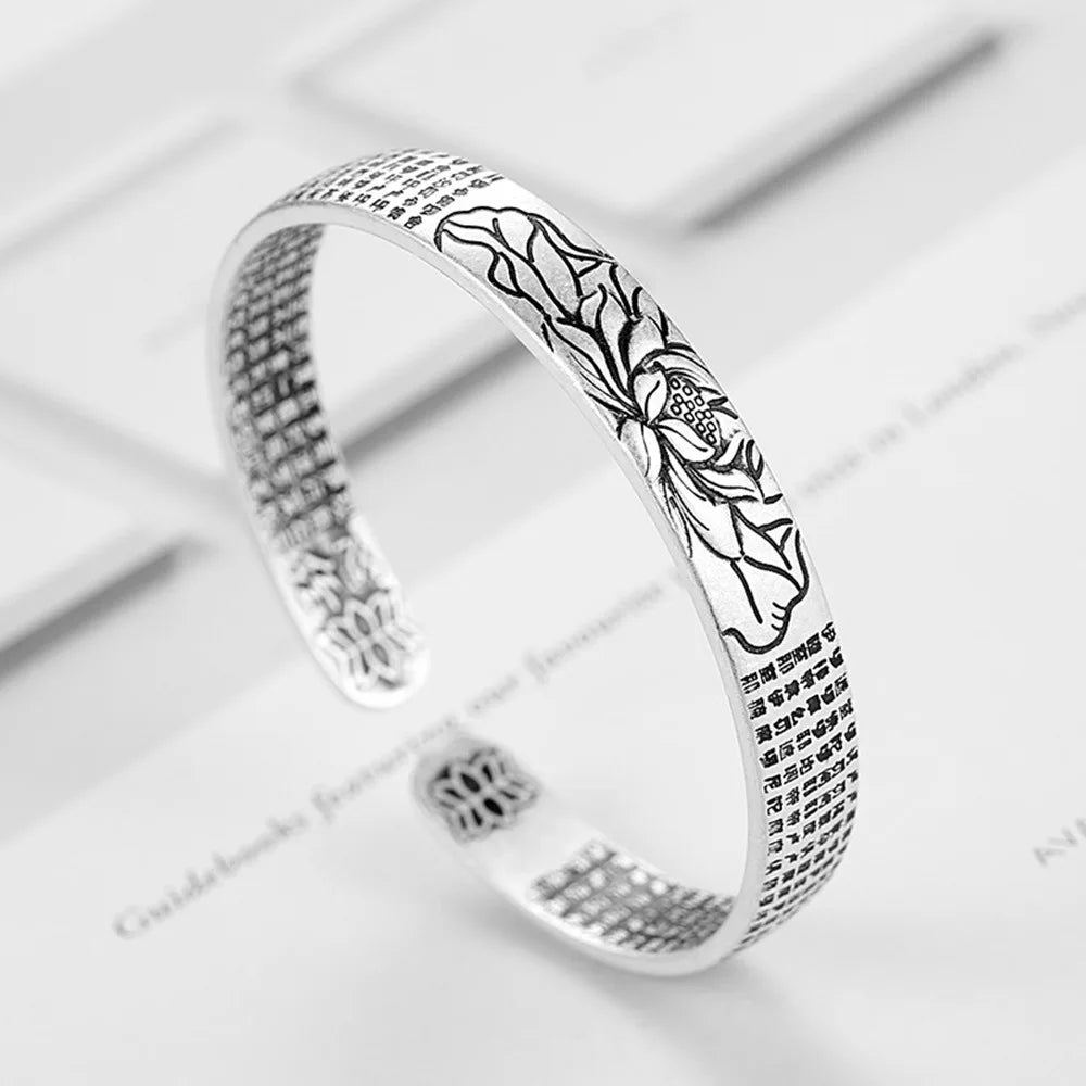Hot Sale Fashion 925 Sterling Silver Round Bracelet Bangles Trendy Simple Big Bangle for Women Jewelry Gift