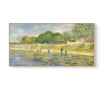 Impressionist Monet Van Gogh Famous Paintings Bedroom Wall Decor Mural Hotel Landscape Canvas Posters and Prints Room Picture