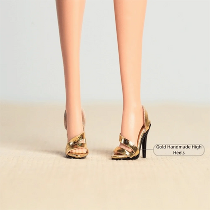 Shoes Accessories Handmade Shoes Exquisite 1/6 Supermodel BJD Shoes High Heels Accessories