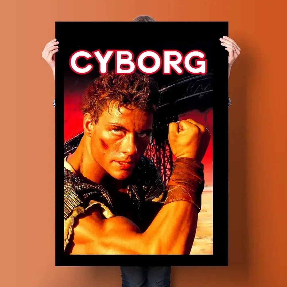 Van Damme Poster Canvas Painting Wall Art for Picture Coffee House Bar Living Room Bedroom Restaurant Home Wall Decor