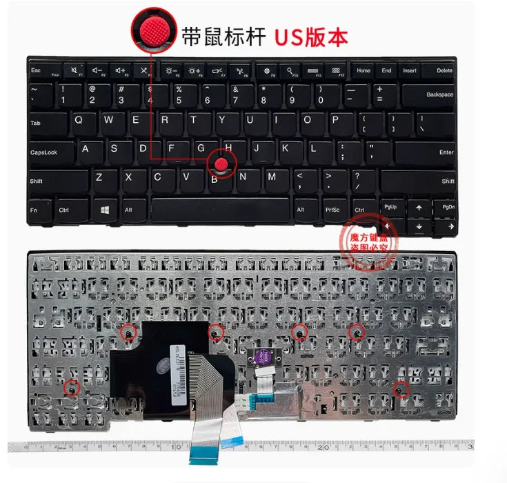 US Laptop Keyboard For Lenovo L440 L450 L460 L470 E431 E440 T440 T440S T431S T440P T450 T450S T460 NO-BACKLIT