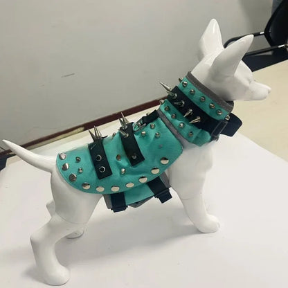 Pet Clothing Creative Punk Puppy Vest Spike Resistant Bite Resistant Pet Vest Protective Dog Armor Vest Pet Jackets Products