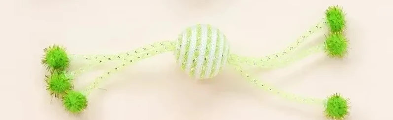 Cat Toy Self Hi Cats Sticks Cat Toys Interactive Ropes Ball Toys for Pet Dogs Teasing Bite-resistant Wool Ball Gatos Accesorios