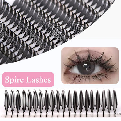 New Comic Eyelash Fan Anime Spire Individual Feather Shaped Eyelash Extensions Manga Elf Style Lashes Extensions Cosplay  Makeup